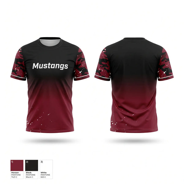 Short Sleeve Performance Shirt, Mustangs, Women's Basketball, Teamtime, Team time, sublimation, custom sports apparel, team uniforms, spirit wear, spiritwear, sports uniforms, custom shirts, team store, custom team store, fundraiser sports, apparel fundraiser