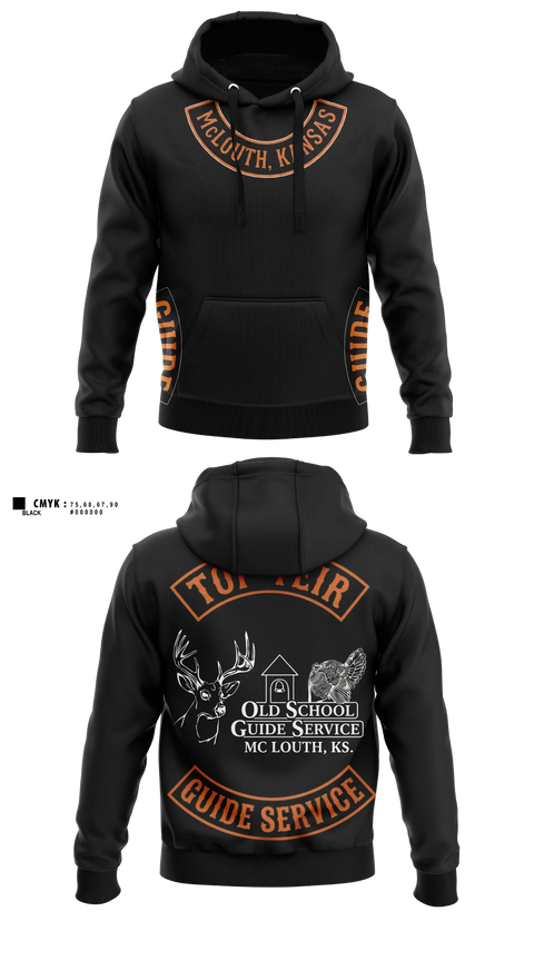 Hoodie, Old School Guide Service, , Teamtime, Team time, sublimation, custom sports apparel, team uniforms, spirit wear, spiritwear, sports uniforms, custom shirts, team store, custom team store, fundraiser sports, apparel fundraiser