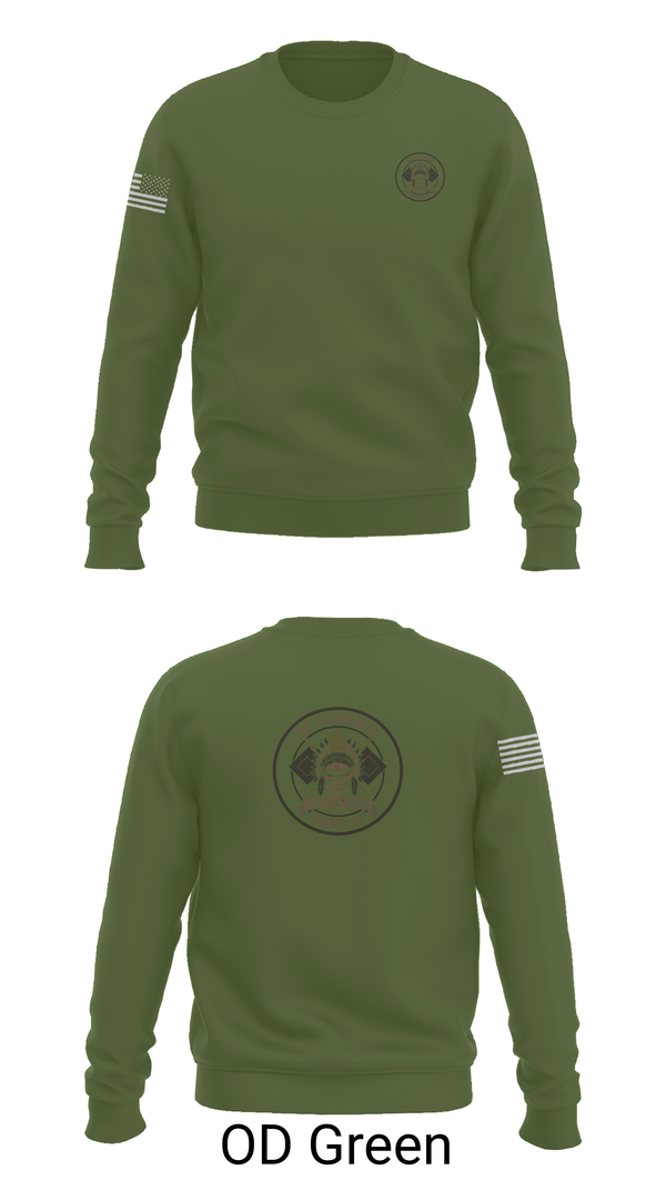 Crew Neck Sweatshirt, 1/278th ACR, , Teamtime, Team time, sublimation, custom sports apparel, team uniforms, spirit wear, spiritwear, sports uniforms, custom shirts, team store, custom team store, fundraiser sports, apparel fundraiser