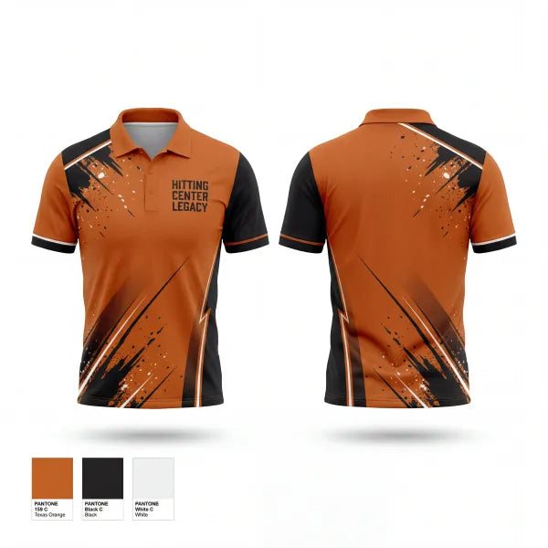 Short Sleeve Performance Polo, Hitting Center Legacy, Softball, Teamtime, Team time, sublimation, custom sports apparel, team uniforms, spirit wear, spiritwear, sports uniforms, custom shirts, team store, custom team store, fundraiser sports, apparel fundraiser