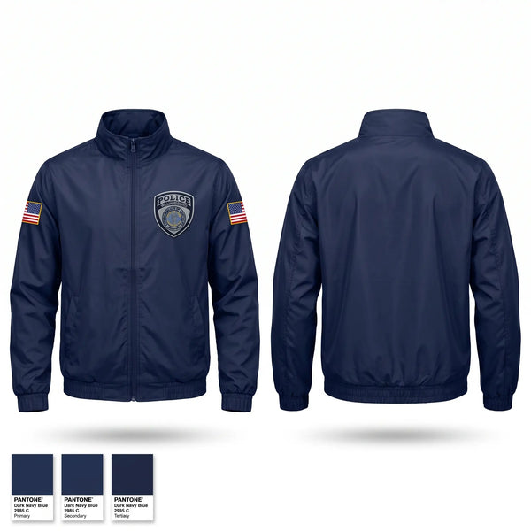 Windbreaker, Williamsburg Police Department, Police, Teamtime, Team time, sublimation, custom sports apparel, team uniforms, spirit wear, spiritwear, sports uniforms, custom shirts, team store, custom team store, fundraiser sports, apparel fundraiser