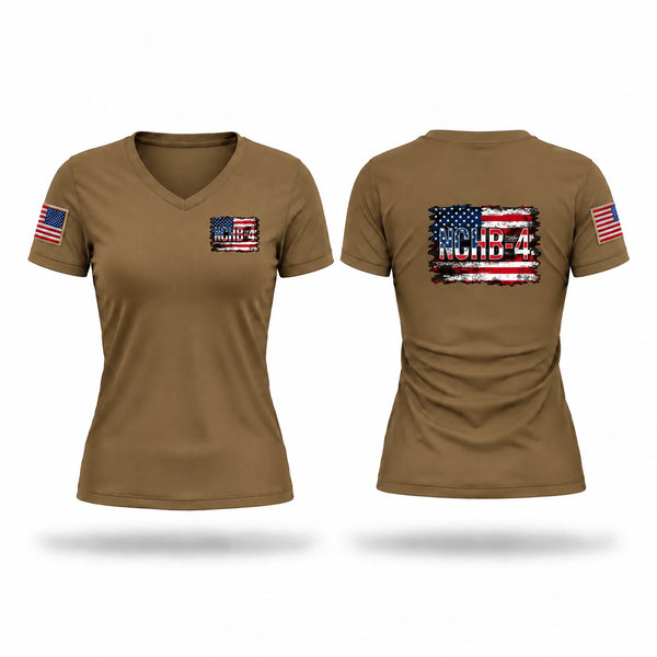 Womens Short Sleeve Vneck Shirt, NCHB4, Navy, Teamtime, Team time, sublimation, custom sports apparel, team uniforms, spirit wear, spiritwear, sports uniforms, custom shirts, team store, custom team store, fundraiser sports, apparel fundraiser