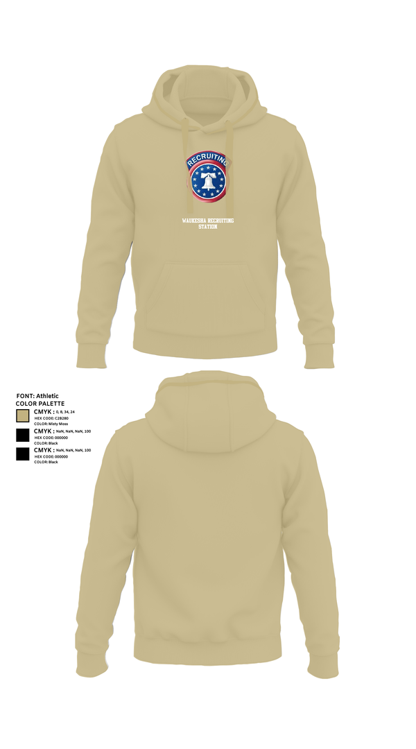 Hoodie, Waukesha recruiting station, Army, Teamtime, Team time, sublimation, custom sports apparel, team uniforms, spirit wear, spiritwear, sports uniforms, custom shirts, team store, custom team store, fundraiser sports, apparel fundraiser