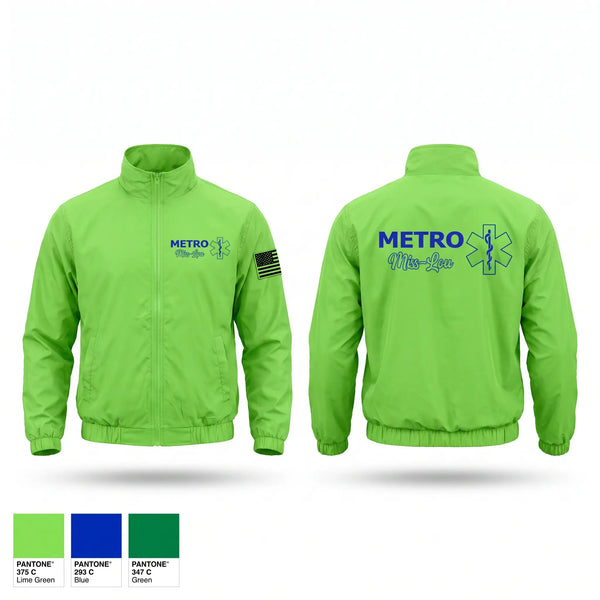 Windbreaker, Metro Miss Lou EMS, EMS/EMT, Teamtime, Team time, sublimation, custom sports apparel, team uniforms, spirit wear, spiritwear, sports uniforms, custom shirts, team store, custom team store, fundraiser sports, apparel fundraiser