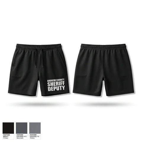 Athletic Shorts With Pockets, Andrew County Sheriff Deputy, Police, Teamtime, Team time, sublimation, custom sports apparel, team uniforms, spirit wear, spiritwear, sports uniforms, custom shirts, team store, custom team store, fundraiser sports, apparel fundraiser
