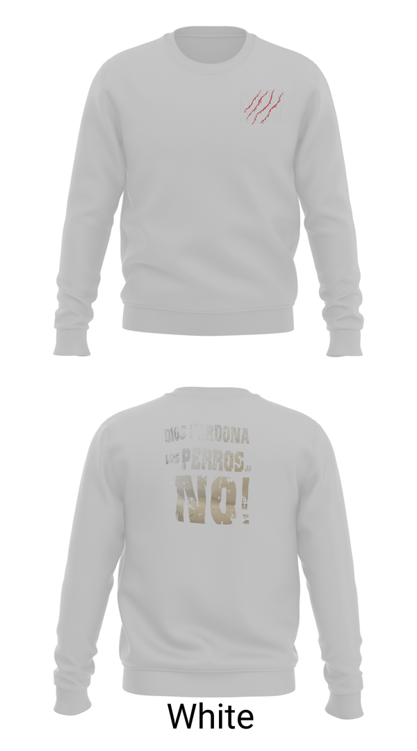 Crew Neck Sweatshirt, PERROS DEL MAL, Men's Soccer, Teamtime, Team time, sublimation, custom sports apparel, team uniforms, spirit wear, spiritwear, sports uniforms, custom shirts, team store, custom team store, fundraiser sports, apparel fundraiser