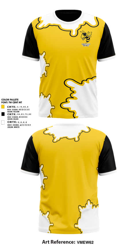 Short Sleeve Performance Shirt, Forest Hills Softball, Softball, Teamtime, Team time, sublimation, custom sports apparel, team uniforms, spirit wear, spiritwear, sports uniforms, custom shirts, team store, custom team store, fundraiser sports, apparel fundraiser