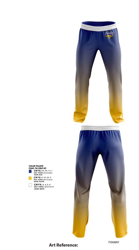 Sweatpants, Clyde Fliers, Golf, Teamtime, Team time, sublimation, custom sports apparel, team uniforms, spirit wear, spiritwear, sports uniforms, custom shirts, team store, custom team store, fundraiser sports, apparel fundraiser