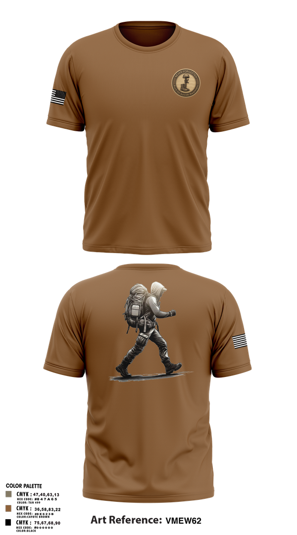 Old School Cotton Feel Shirt, 7th Group, Army, Teamtime, Team time, sublimation, custom sports apparel, team uniforms, spirit wear, spiritwear, sports uniforms, custom shirts, team store, custom team store, fundraiser sports, apparel fundraiser