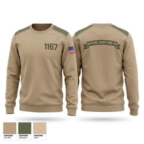 Crew Neck Sweatshirt, 1-167, Army, Teamtime, Team time, sublimation, custom sports apparel, team uniforms, spirit wear, spiritwear, sports uniforms, custom shirts, team store, custom team store, fundraiser sports, apparel fundraiser