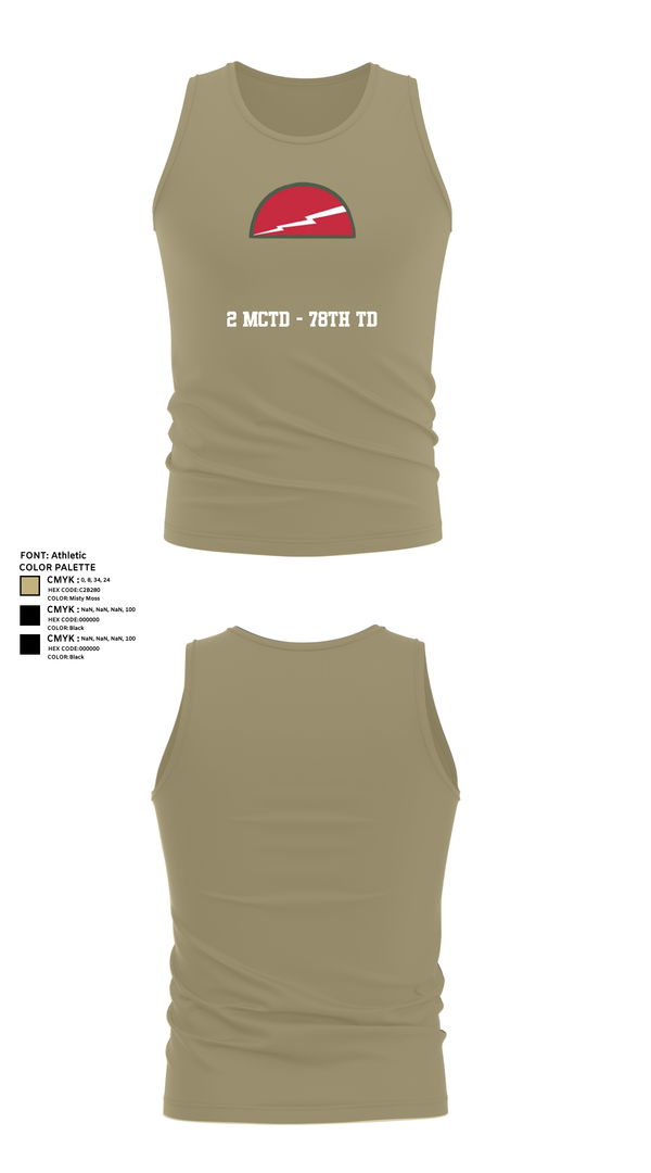 Tank Top, 2 MCTD - 78th TD, , Teamtime, Team time, sublimation, custom sports apparel, team uniforms, spirit wear, spiritwear, sports uniforms, custom shirts, team store, custom team store, fundraiser sports, apparel fundraiser