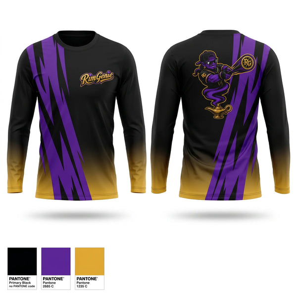 Long Sleeve Performance Shirt, Rim Genie, Softball, Teamtime, Team time, sublimation, custom sports apparel, team uniforms, spirit wear, spiritwear, sports uniforms, custom shirts, team store, custom team store, fundraiser sports, apparel fundraiser