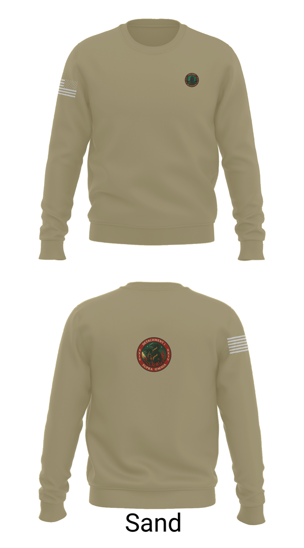Crew Neck Sweatshirt, Detachment 1, 24th MDSB, , Teamtime, Team time, sublimation, custom sports apparel, team uniforms, spirit wear, spiritwear, sports uniforms, custom shirts, team store, custom team store, fundraiser sports, apparel fundraiser