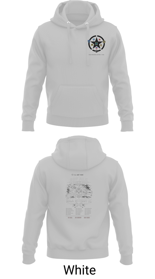 Hoodie, 92F ALC 26-003, Army, Teamtime, Team time, sublimation, custom sports apparel, team uniforms, spirit wear, spiritwear, sports uniforms, custom shirts, team store, custom team store, fundraiser sports, apparel fundraiser