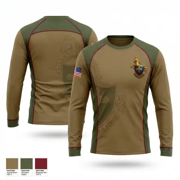 Long Sleeve Performance Shirt, 4-410th Brigade Support Battalion, Army, Teamtime, Team time, sublimation, custom sports apparel, team uniforms, spirit wear, spiritwear, sports uniforms, custom shirts, team store, custom team store, fundraiser sports, apparel fundraiser