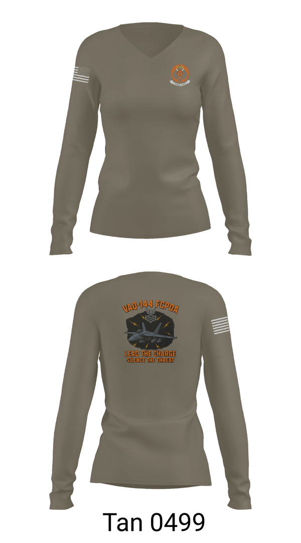 Womens Long Sleeve Vneck Shirt, 144, Navy, Teamtime, Team time, sublimation, custom sports apparel, team uniforms, spirit wear, spiritwear, sports uniforms, custom shirts, team store, custom team store, fundraiser sports, apparel fundraiser