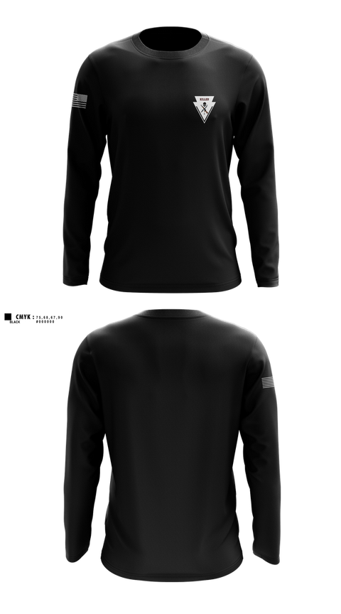 Long Sleeve Performance Shirt, Killer Troop, 2/11 ACR, , Teamtime, Team time, sublimation, custom sports apparel, team uniforms, spirit wear, spiritwear, sports uniforms, custom shirts, team store, custom team store, fundraiser sports, apparel fundraiser