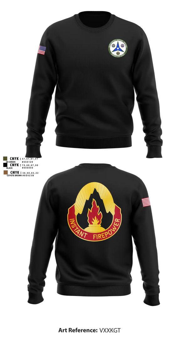 Crew Neck Sweatshirt, 38th RSG, Army, Teamtime, Team time, sublimation, custom sports apparel, team uniforms, spirit wear, spiritwear, sports uniforms, custom shirts, team store, custom team store, fundraiser sports, apparel fundraiser