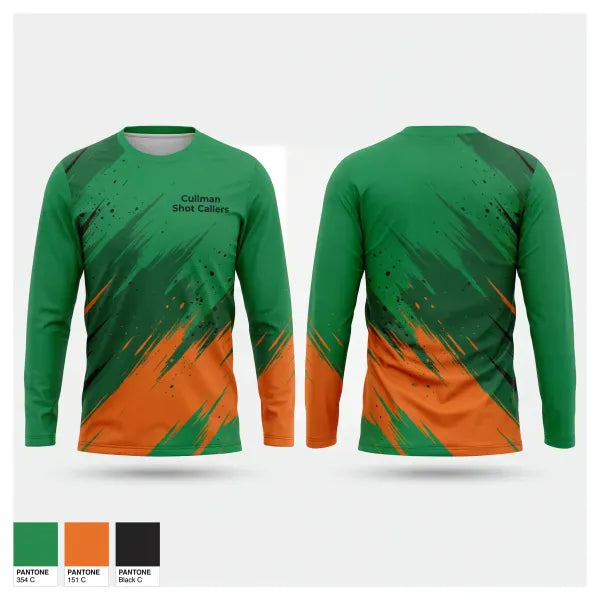 Long Sleeve Performance Shirt, Cullman Shot Callers, Baseball, Teamtime, Team time, sublimation, custom sports apparel, team uniforms, spirit wear, spiritwear, sports uniforms, custom shirts, team store, custom team store, fundraiser sports, apparel fundraiser