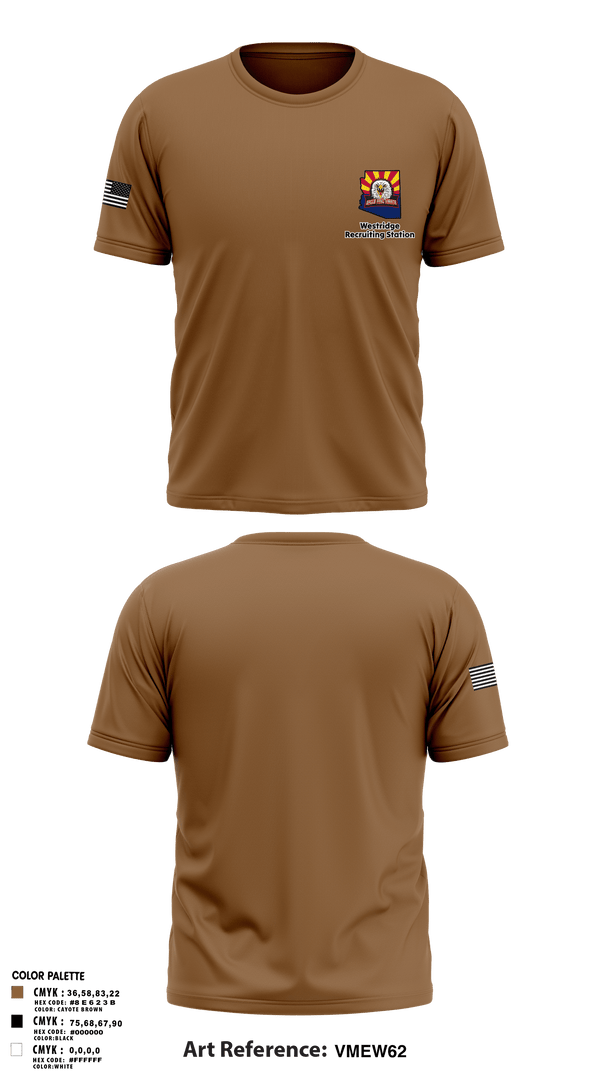 Short Sleeve Performance Shirt, Westridge Recruiting Station, Army, Teamtime, Team time, sublimation, custom sports apparel, team uniforms, spirit wear, spiritwear, sports uniforms, custom shirts, team store, custom team store, fundraiser sports, apparel fundraiser