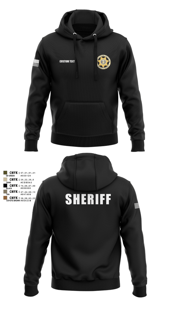 Hoodie, Bollinger County Sheriff’s Office, Police, Teamtime, Team time, sublimation, custom sports apparel, team uniforms, spirit wear, spiritwear, sports uniforms, custom shirts, team store, custom team store, fundraiser sports, apparel fundraiser