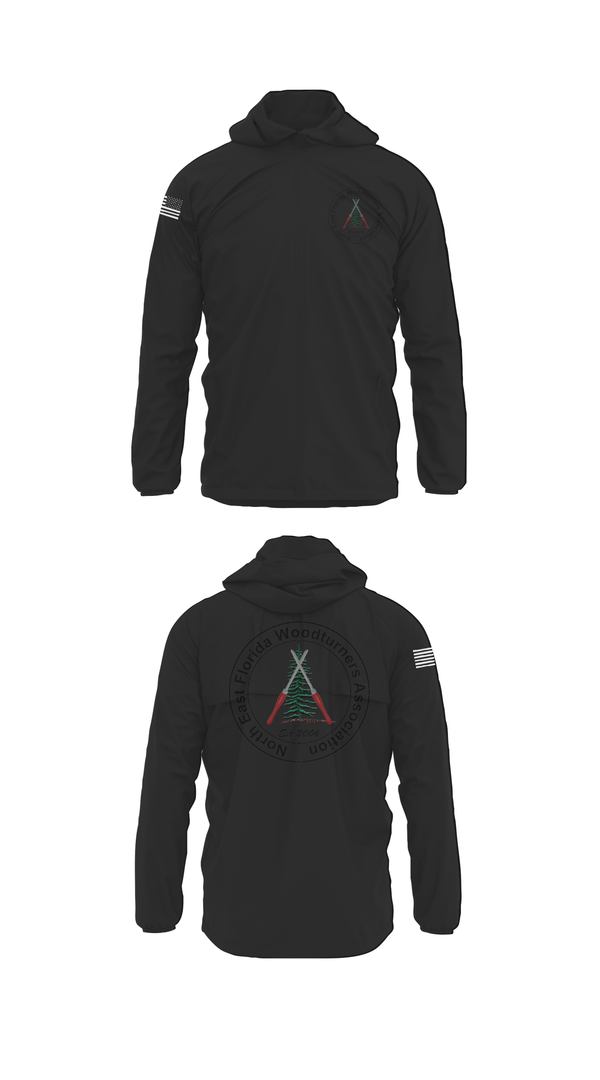 Windbreaker, Northeast Florida Woodturning Association, , Teamtime, Team time, sublimation, custom sports apparel, team uniforms, spirit wear, spiritwear, sports uniforms, custom shirts, team store, custom team store, fundraiser sports, apparel fundraiser