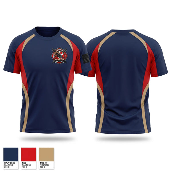 Old School Cotton Feel Shirt, Louisville Fire Rescue, Fire Department, Teamtime, Team time, sublimation, custom sports apparel, team uniforms, spirit wear, spiritwear, sports uniforms, custom shirts, team store, custom team store, fundraiser sports, apparel fundraiser