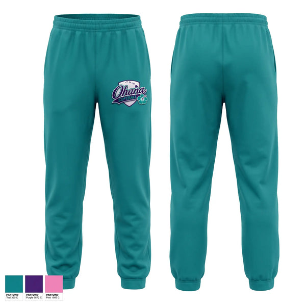 Sweatpants, Ohana, Softball, Teamtime, Team time, sublimation, custom sports apparel, team uniforms, spirit wear, spiritwear, sports uniforms, custom shirts, team store, custom team store, fundraiser sports, apparel fundraiser