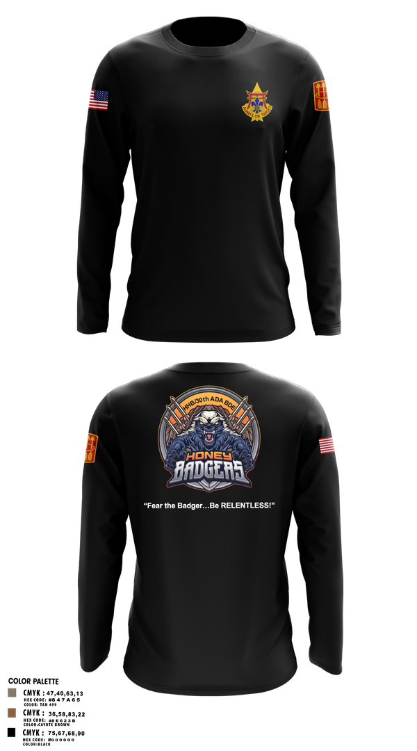 Long Sleeve Performance Shirt, HHB_30X, Army, Teamtime, Team time, sublimation, custom sports apparel, team uniforms, spirit wear, spiritwear, sports uniforms, custom shirts, team store, custom team store, fundraiser sports, apparel fundraiser