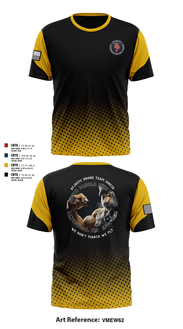 Short Sleeve Performance Shirt, AFJROTC MS-081 DRONE TEAM, , Teamtime, Team time, sublimation, custom sports apparel, team uniforms, spirit wear, spiritwear, sports uniforms, custom shirts, team store, custom team store, fundraiser sports, apparel fundraiser