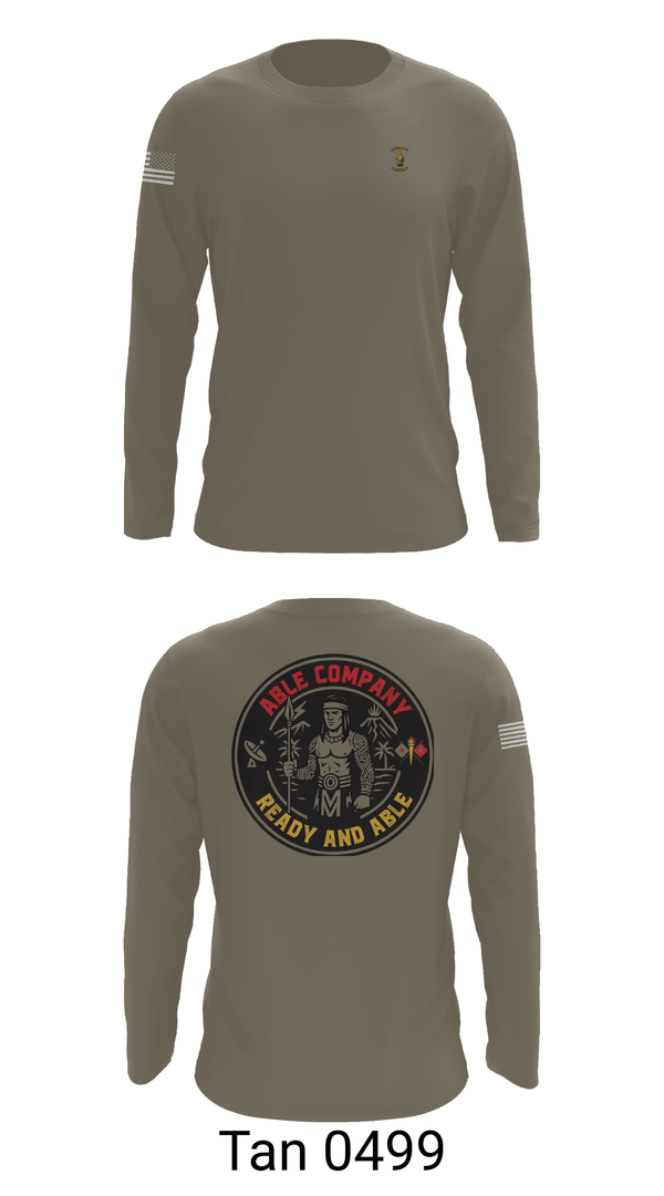 Long Sleeve Performance Shirt, 307TH ESB-E, Army, Teamtime, Team time, sublimation, custom sports apparel, team uniforms, spirit wear, spiritwear, sports uniforms, custom shirts, team store, custom team store, fundraiser sports, apparel fundraiser