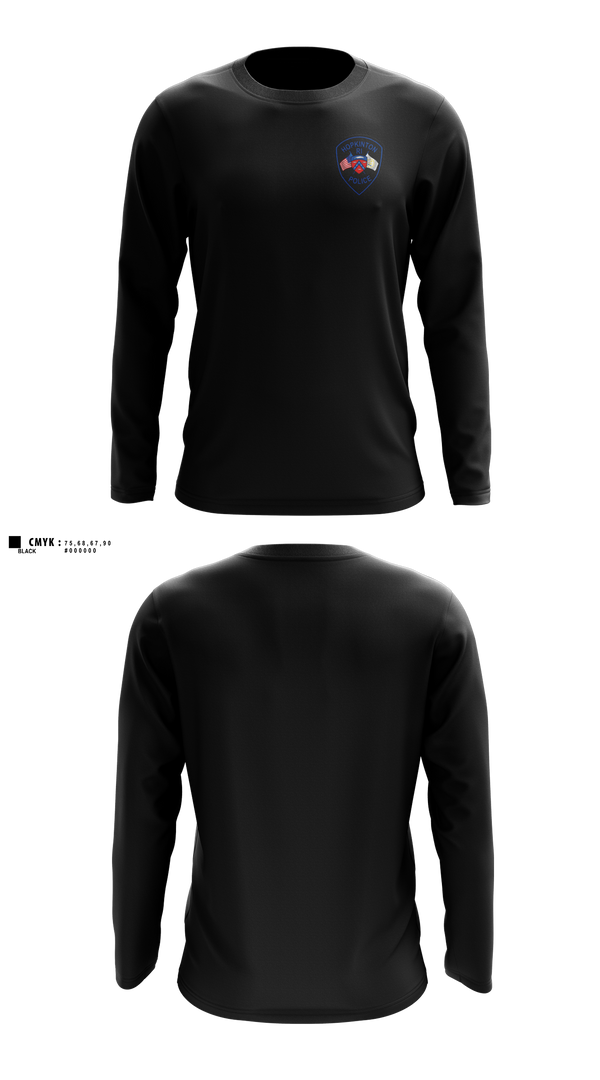 Long Sleeve Performance Shirt, Hopkinton Police Department, Police, Teamtime, Team time, sublimation, custom sports apparel, team uniforms, spirit wear, spiritwear, sports uniforms, custom shirts, team store, custom team store, fundraiser sports, apparel fundraiser