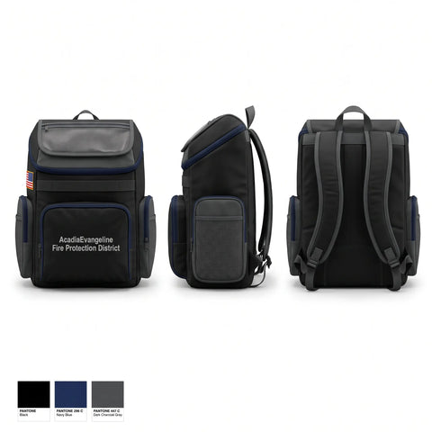Gear Bag, Acadia-Evangeline Fire Protection District, Fire Department, Teamtime, Team time, sublimation, custom sports apparel, team uniforms, spirit wear, spiritwear, sports uniforms, custom shirts, team store, custom team store, fundraiser sports, apparel fundraiser