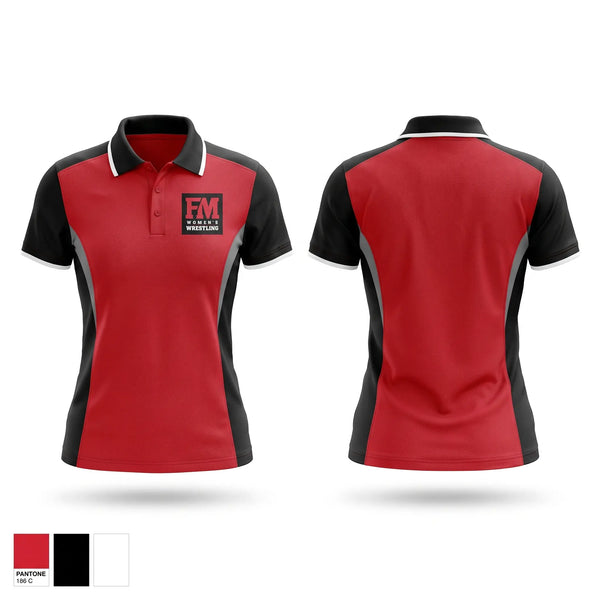 Short Sleeve Performance Polo, Fort Madison Bloodhounds, Wrestling, Teamtime, Team time, sublimation, custom sports apparel, team uniforms, spirit wear, spiritwear, sports uniforms, custom shirts, team store, custom team store, fundraiser sports, apparel fundraiser
