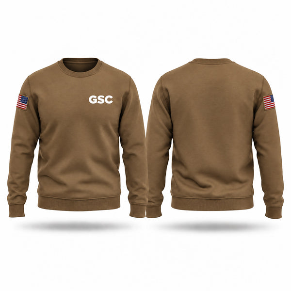 Crew Neck Sweatshirt, GSC, Air Force, Teamtime, Team time, sublimation, custom sports apparel, team uniforms, spirit wear, spiritwear, sports uniforms, custom shirts, team store, custom team store, fundraiser sports, apparel fundraiser