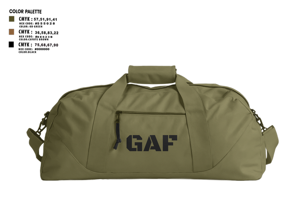 Duffle Bag, GAF, , Teamtime, Team time, sublimation, custom sports apparel, team uniforms, spirit wear, spiritwear, sports uniforms, custom shirts, team store, custom team store, fundraiser sports, apparel fundraiser