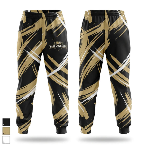 Sweatpants, East Lawrence, Track & Field, Teamtime, Team time, sublimation, custom sports apparel, team uniforms, spirit wear, spiritwear, sports uniforms, custom shirts, team store, custom team store, fundraiser sports, apparel fundraiser