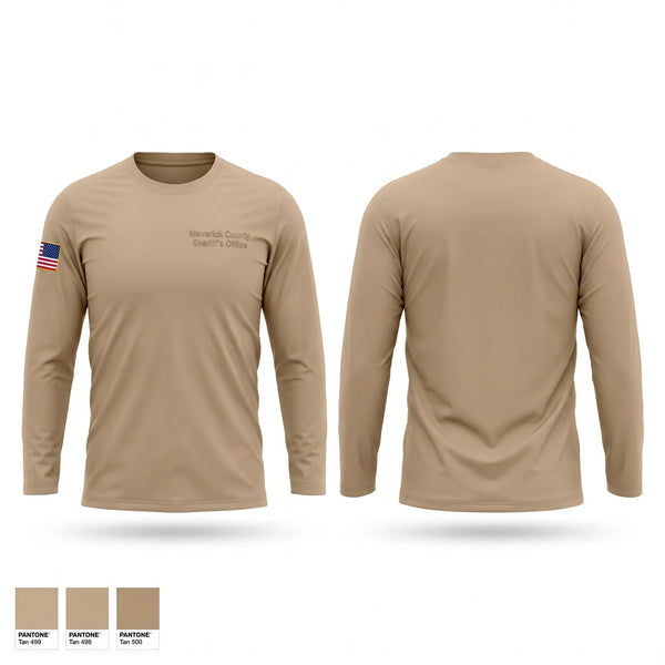 Long Sleeve Performance Shirt, Maverick County Sheriffs Office, Police, Teamtime, Team time, sublimation, custom sports apparel, team uniforms, spirit wear, spiritwear, sports uniforms, custom shirts, team store, custom team store, fundraiser sports, apparel fundraiser