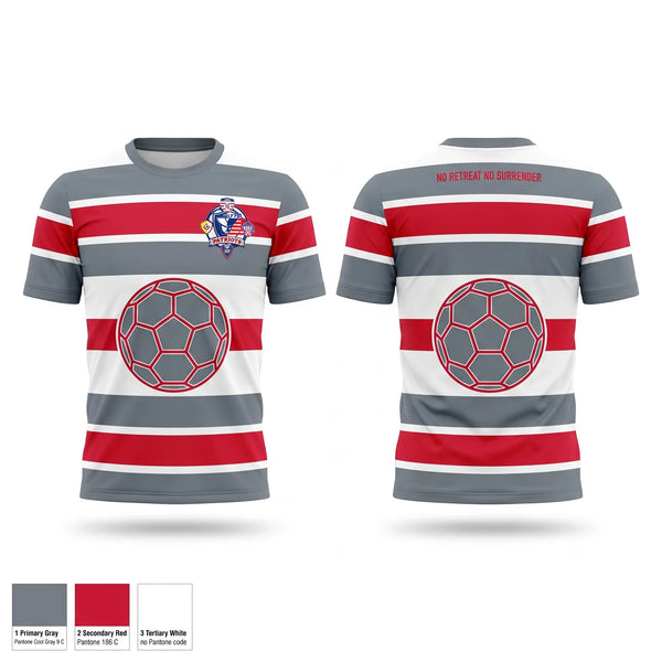 Short Sleeve Performance Shirt, Patriots United FC, Men's Soccer, Teamtime, Team time, sublimation, custom sports apparel, team uniforms, spirit wear, spiritwear, sports uniforms, custom shirts, team store, custom team store, fundraiser sports, apparel fundraiser