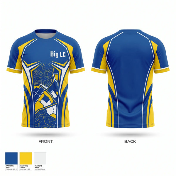 Soft Poly Tee Cotton Like Feel, Big LC, Cheer, Teamtime, Team time, sublimation, custom sports apparel, team uniforms, spirit wear, spiritwear, sports uniforms, custom shirts, team store, custom team store, fundraiser sports, apparel fundraiser