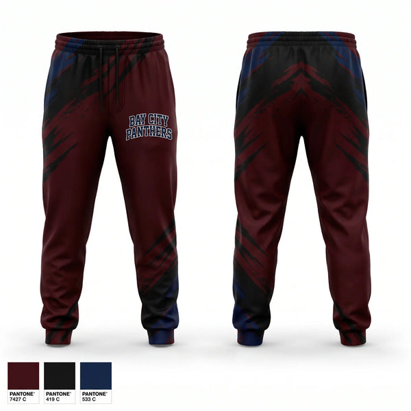 Sweatpants, Bay city panthers, Softball, Teamtime, Team time, sublimation, custom sports apparel, team uniforms, spirit wear, spiritwear, sports uniforms, custom shirts, team store, custom team store, fundraiser sports, apparel fundraiser