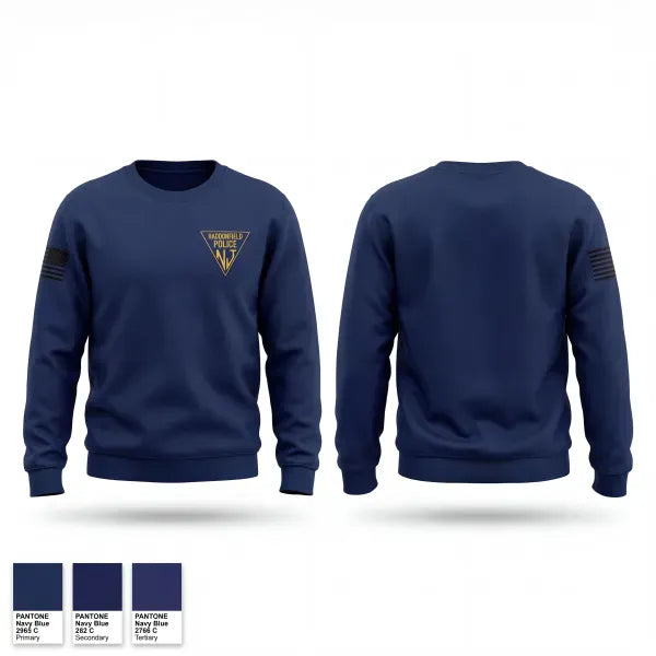 Crew Neck Sweatshirt, Haddonfield Police, Police, Teamtime, Team time, sublimation, custom sports apparel, team uniforms, spirit wear, spiritwear, sports uniforms, custom shirts, team store, custom team store, fundraiser sports, apparel fundraiser
