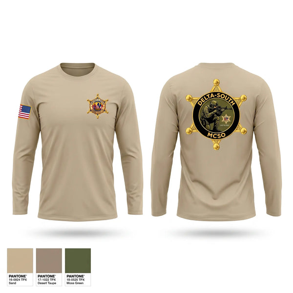 Long Sleeve Performance Shirt, Mobile County Delta South, Police, Teamtime, Team time, sublimation, custom sports apparel, team uniforms, spirit wear, spiritwear, sports uniforms, custom shirts, team store, custom team store, fundraiser sports, apparel fundraiser