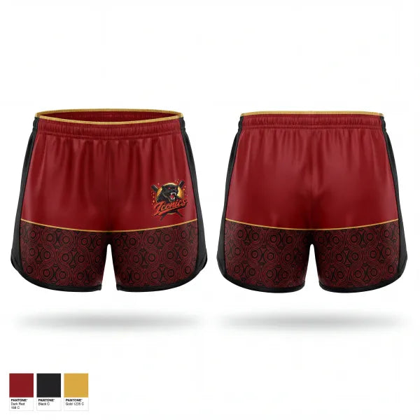 Womens Shorts, Iconics, Softball, Teamtime, Team time, sublimation, custom sports apparel, team uniforms, spirit wear, spiritwear, sports uniforms, custom shirts, team store, custom team store, fundraiser sports, apparel fundraiser