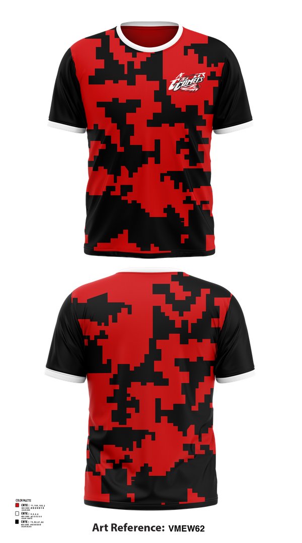Short Sleeve Performance Shirt, Chevak Comets, Wrestling, Teamtime, Team time, sublimation, custom sports apparel, team uniforms, spirit wear, spiritwear, sports uniforms, custom shirts, team store, custom team store, fundraiser sports, apparel fundraiser