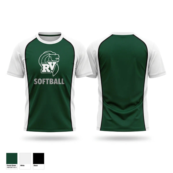 Short Sleeve Performance Shirt, Raritan Valley Community College, Softball, Teamtime, Team time, sublimation, custom sports apparel, team uniforms, spirit wear, spiritwear, sports uniforms, custom shirts, team store, custom team store, fundraiser sports, apparel fundraiser