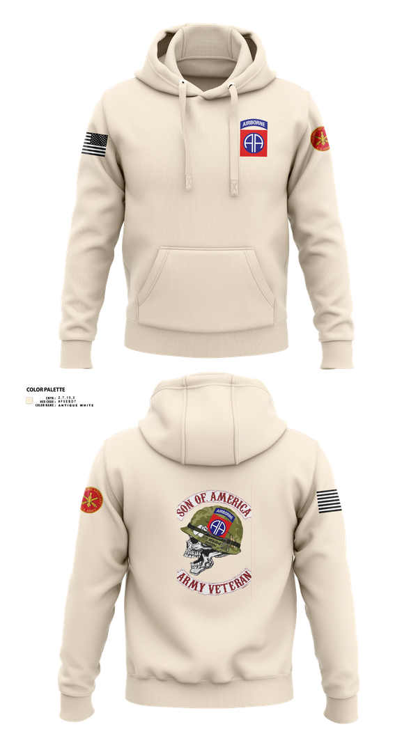 Hoodie, 82d ABN DIV, , Teamtime, Team time, sublimation, custom sports apparel, team uniforms, spirit wear, spiritwear, sports uniforms, custom shirts, team store, custom team store, fundraiser sports, apparel fundraiser