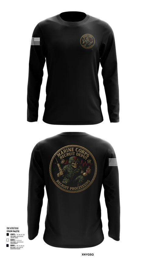 Long Sleeve Performance Shirt, Recruit Processing, , Teamtime, Team time, sublimation, custom sports apparel, team uniforms, spirit wear, spiritwear, sports uniforms, custom shirts, team store, custom team store, fundraiser sports, apparel fundraiser