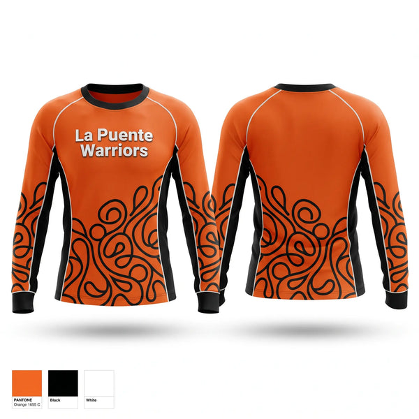 Long Sleeve Performance Shirt, La Puente Warriors, , Teamtime, Team time, sublimation, custom sports apparel, team uniforms, spirit wear, spiritwear, sports uniforms, custom shirts, team store, custom team store, fundraiser sports, apparel fundraiser