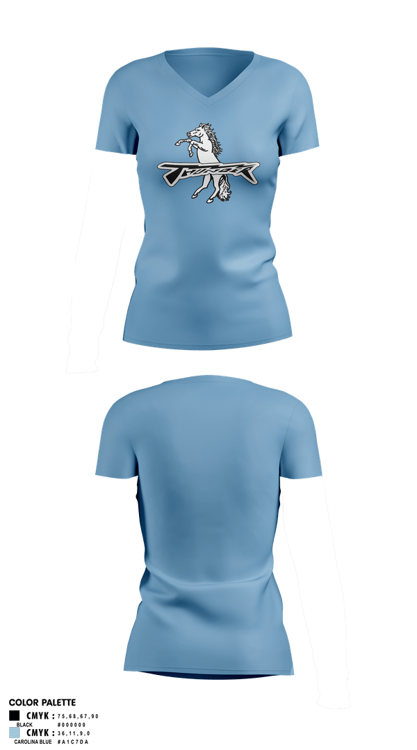 Womens Short Sleeve Vneck Shirt, Lake Region High School Cross Country, Cross Country, Teamtime, Team time, sublimation, custom sports apparel, team uniforms, spirit wear, spiritwear, sports uniforms, custom shirts, team store, custom team store, fundraiser sports, apparel fundraiser